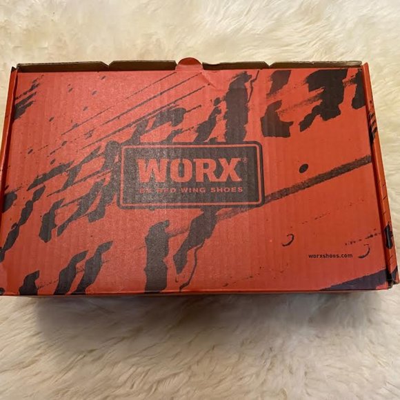 NIB $115 WORX Women 6 Hiking Sneaker Boots 3" Cobalt Hiker Steel Toe in Black - Picture 7 of 9